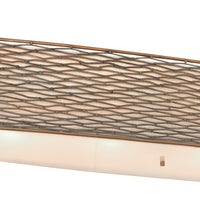 Flow 6 Light Oval Linear Pendant w/Fabric Shade