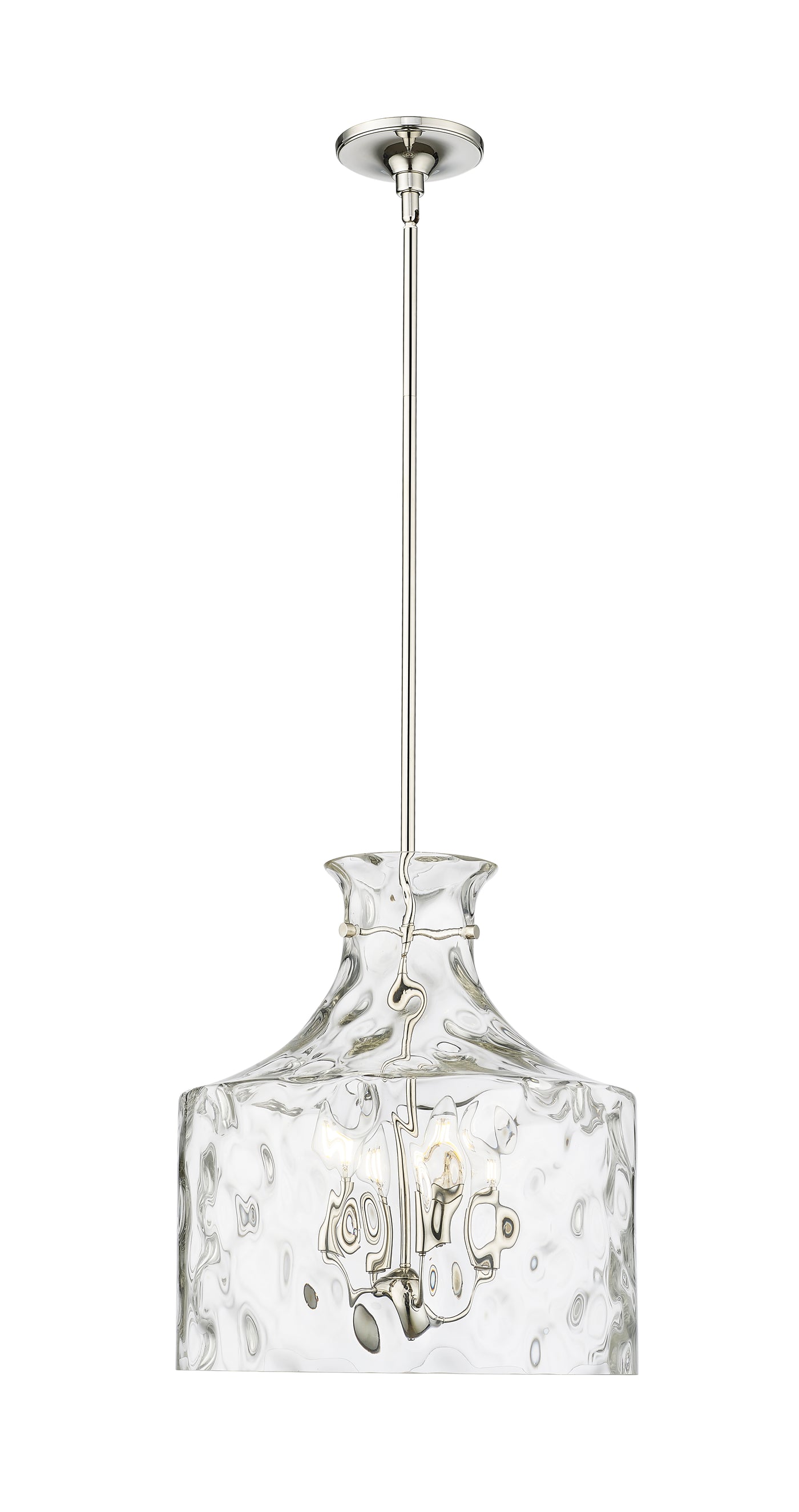 16.5'' Santorini Polished Nickel 4 Light Pendant