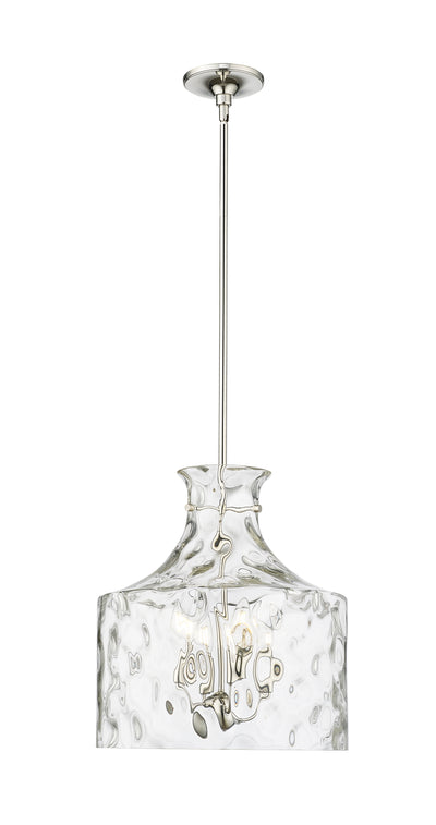 16.5'' Santorini Polished Nickel 4 Light Pendant