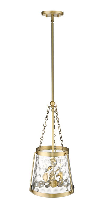 21.63'' Adabella Vintage Brass 3 Light Pendant