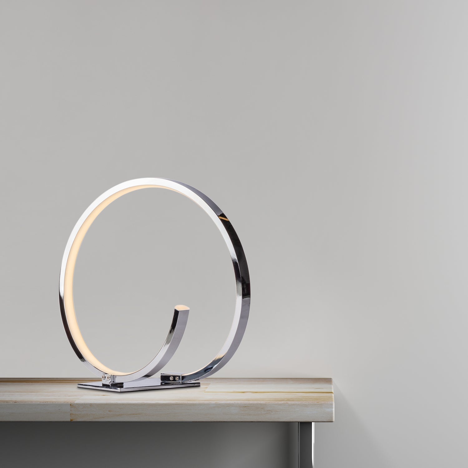 Circular Design Table Lamp | Led Strip