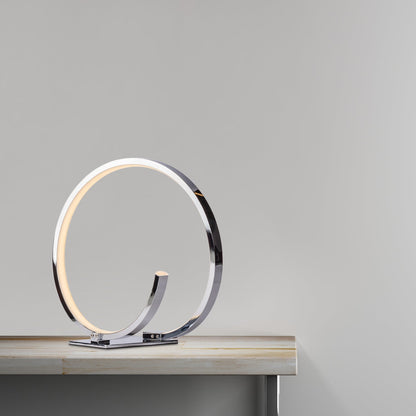 Circular Design Table Lamp | Led Strip