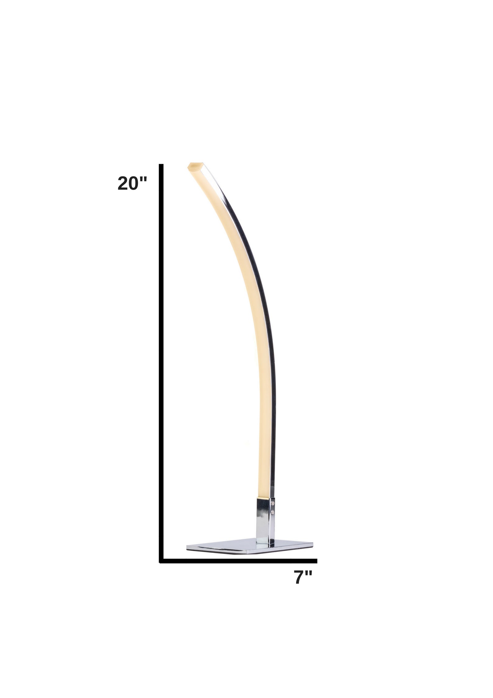 Modern Arc Design Table Lamp | Led Strip