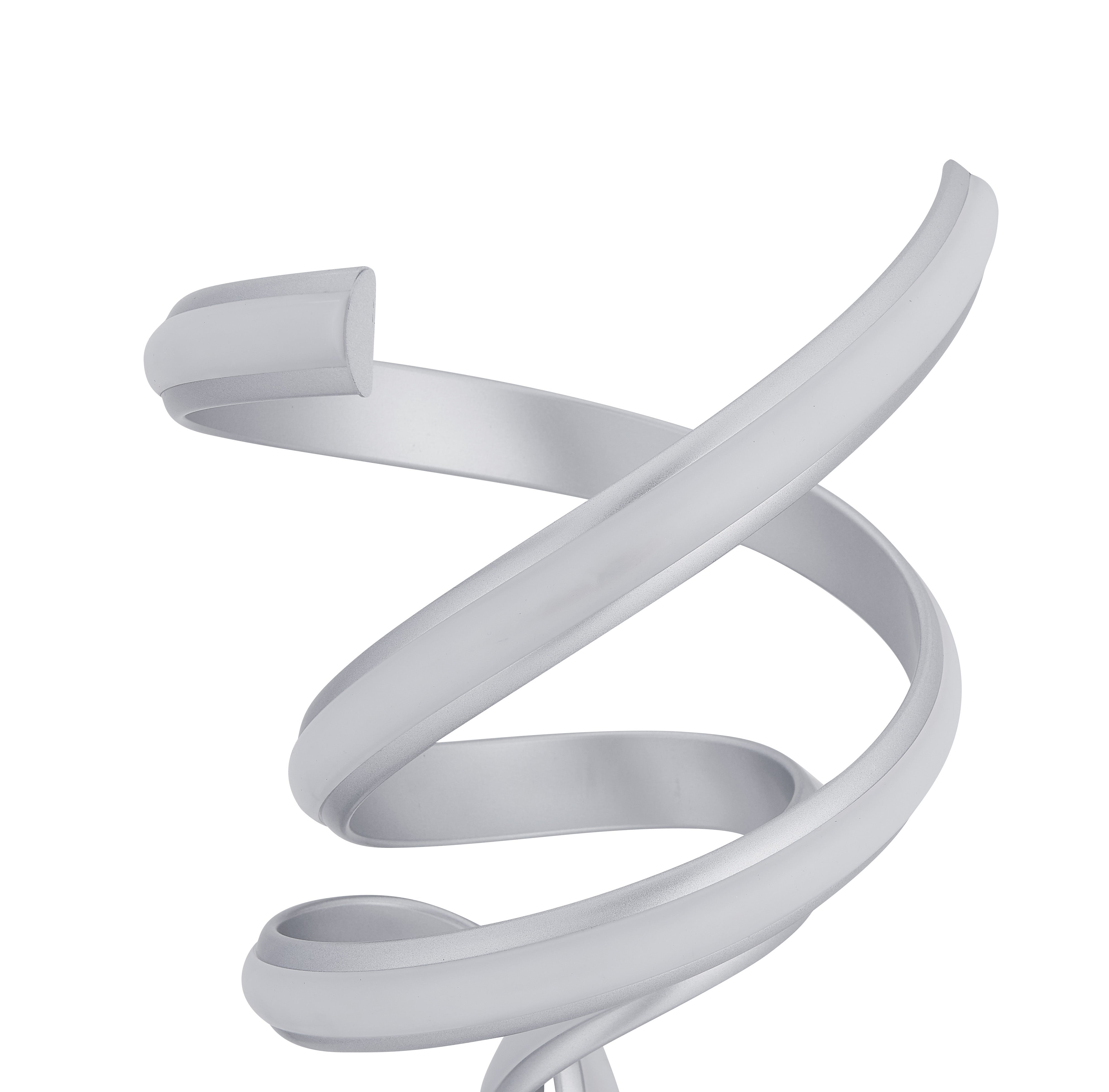 Munich Silver Table Lamp | LED Strip & Touch Dimmer