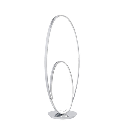 Milan Chrome Table Lamp | LED Strip & Touch Dimmer