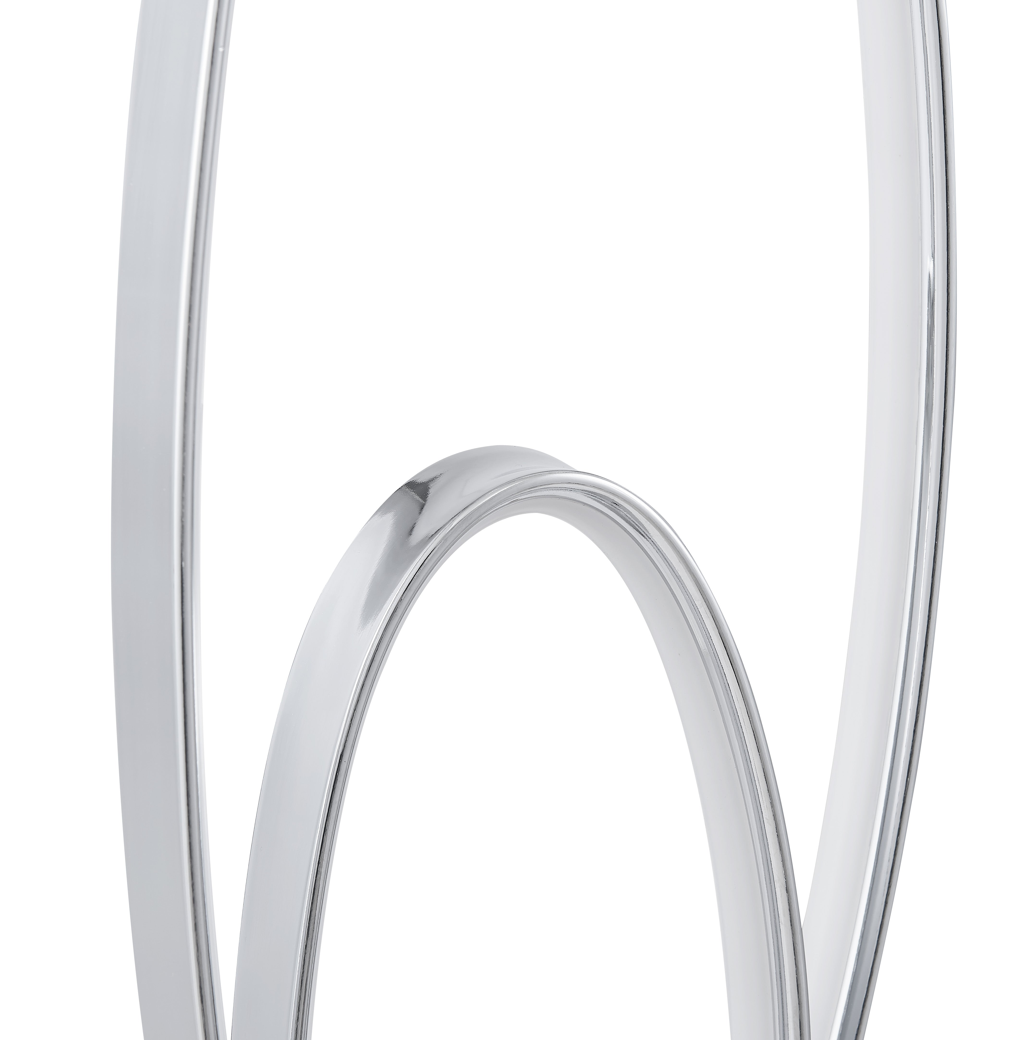 Milan Chrome Table Lamp | LED Strip & Touch Dimmer