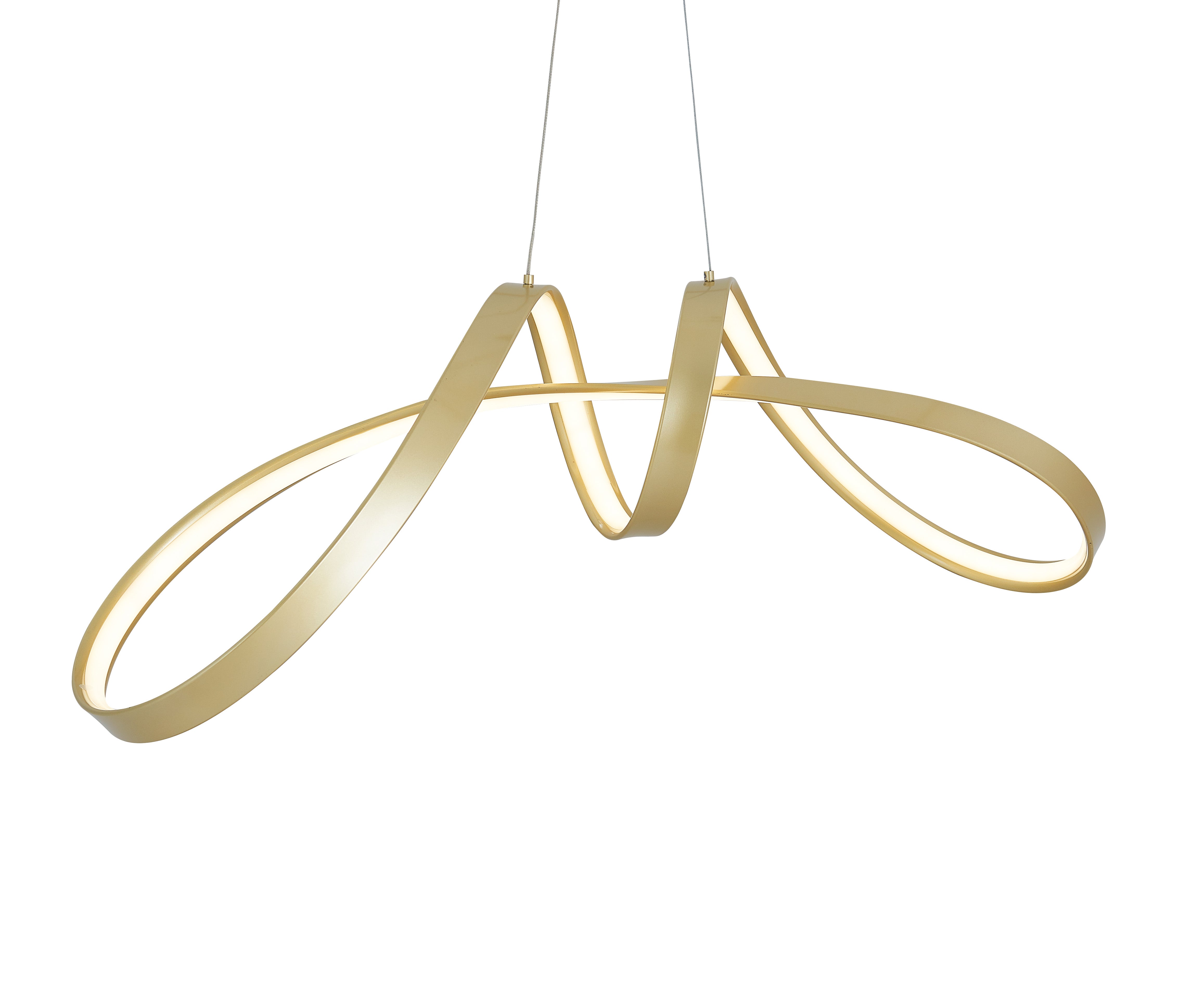 Bucharest LED Chandelier | Sandy Gold