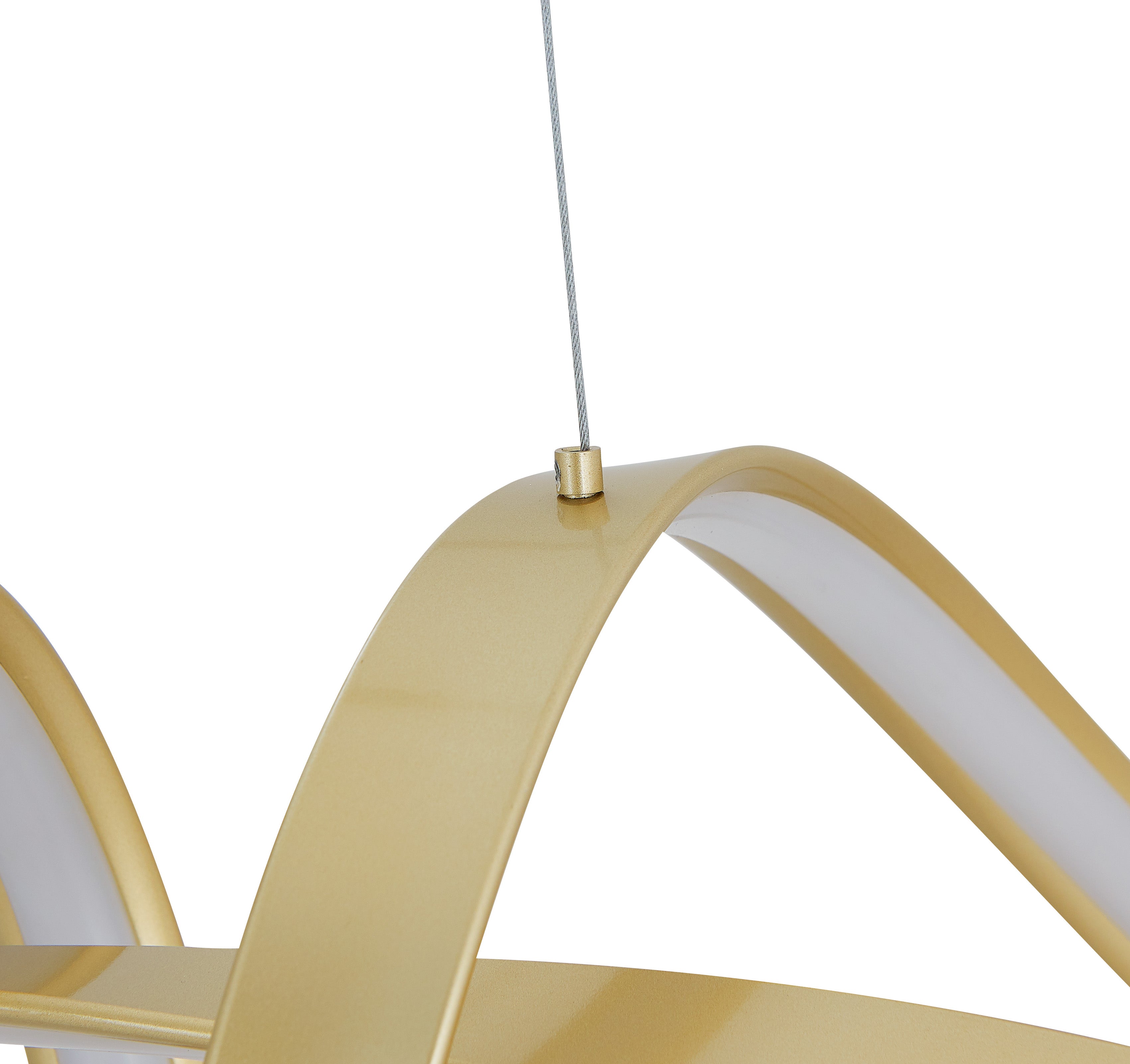 Bucharest LED Chandelier | Sandy Gold