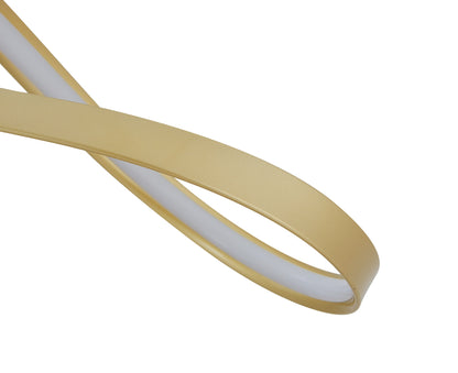 Bucharest LED Chandelier | Sandy Gold
