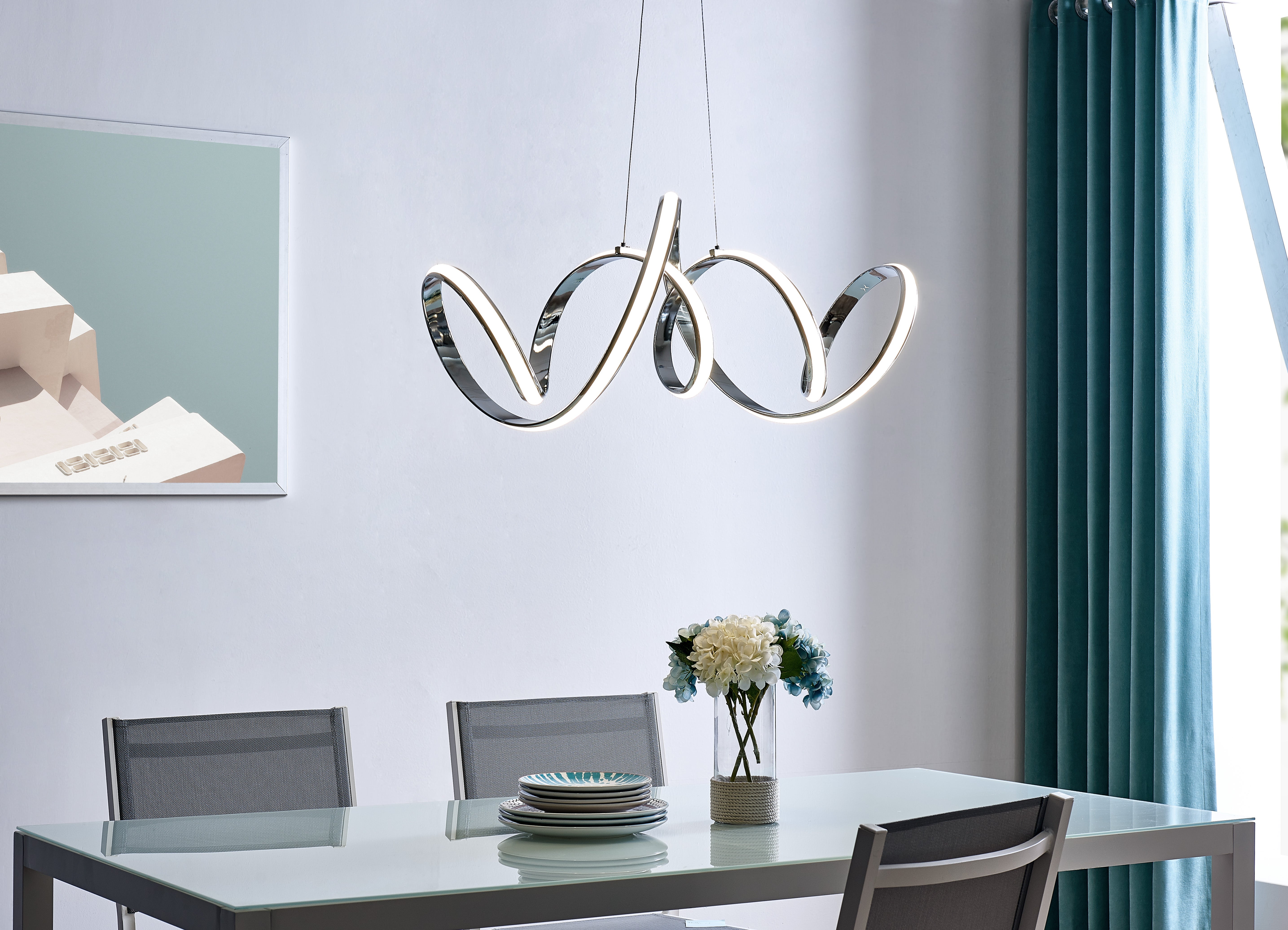 Seville LED Chandelier | Chrome