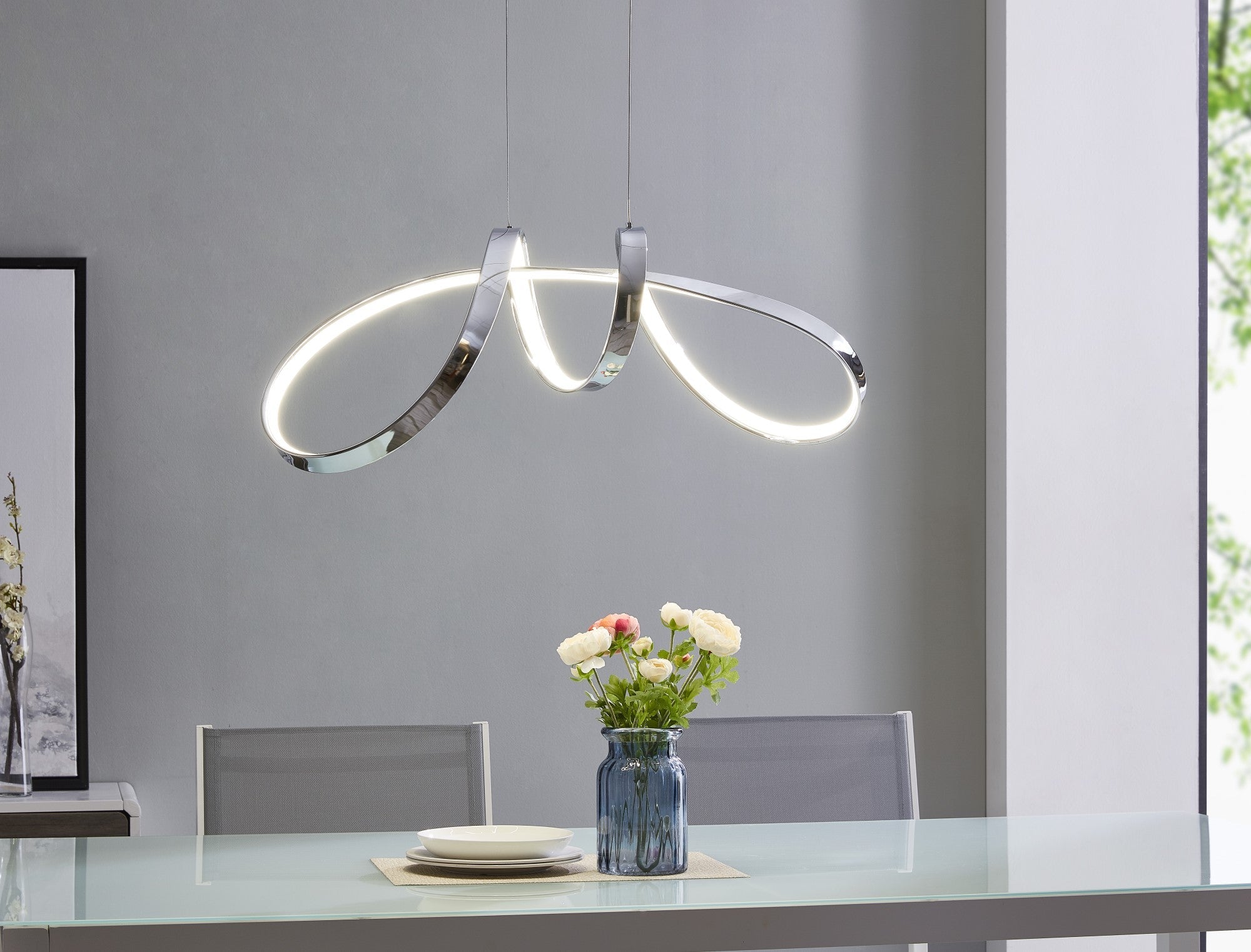 Lisbon LED Chandelier | Chrome