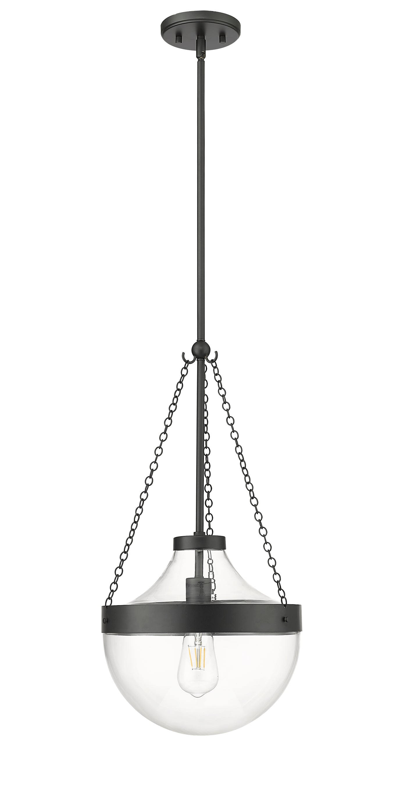 23.5'' Clarra Matte Black 1 Light Pendant