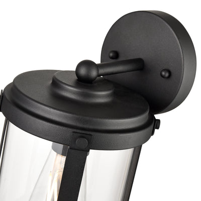 6'' Pennfield Textured Black 1 Light Wall Sconce