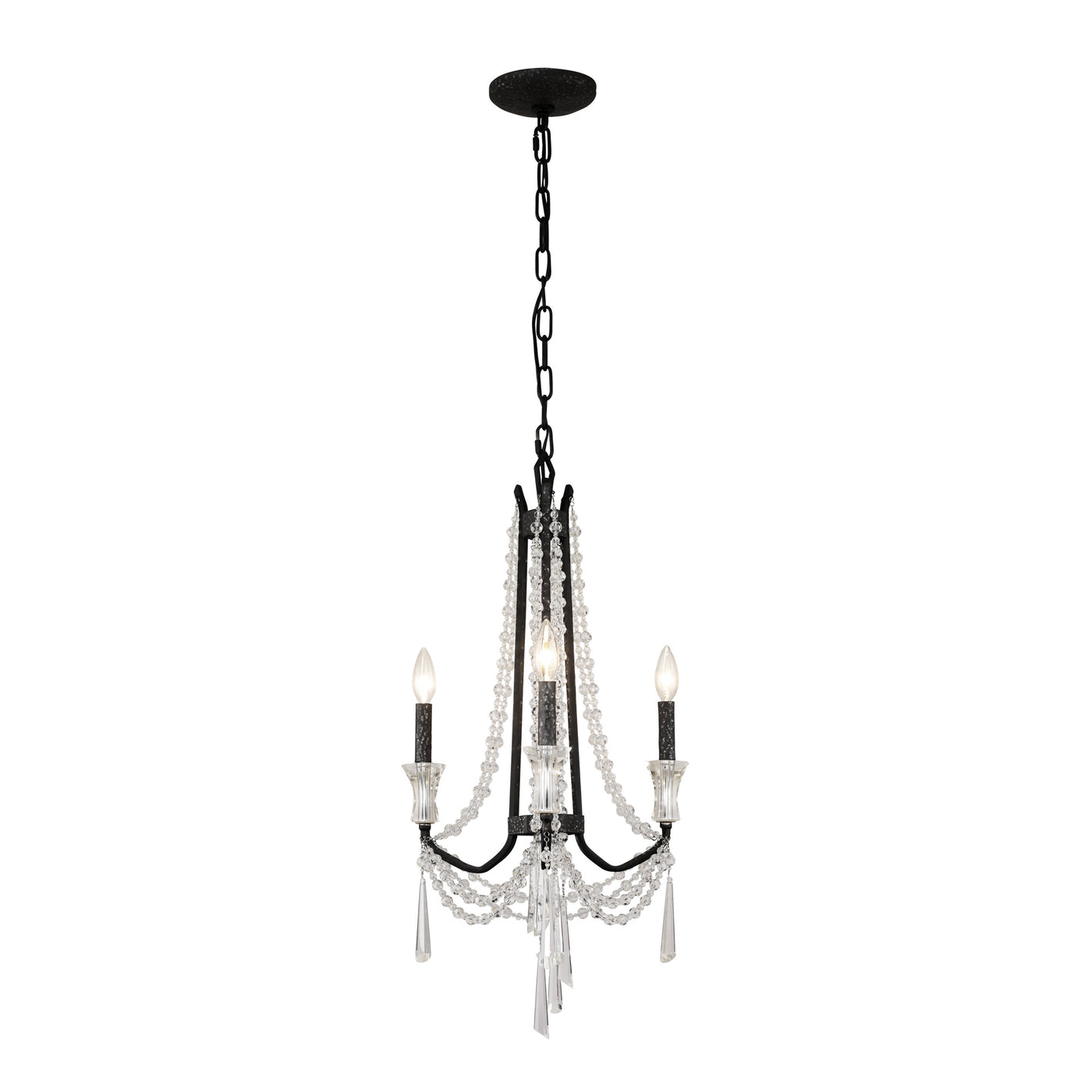 Barcelona 3 Light Crystal Chandelier
