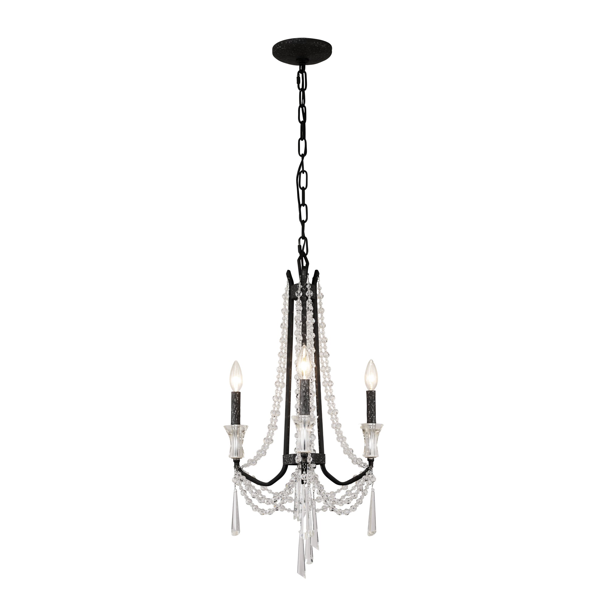 Barcelona 3 Light Crystal Chandelier