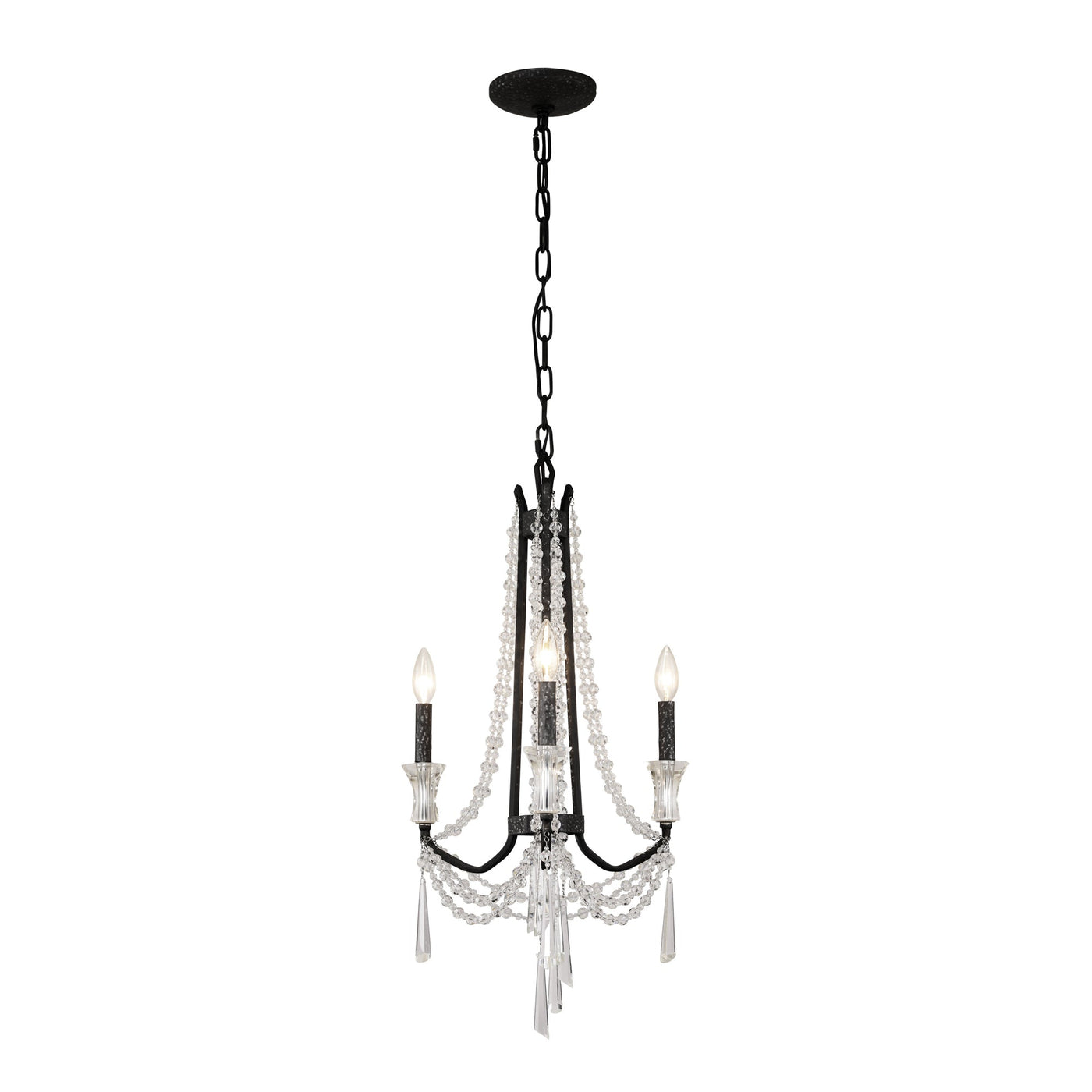 Barcelona 3 Light Crystal Chandelier