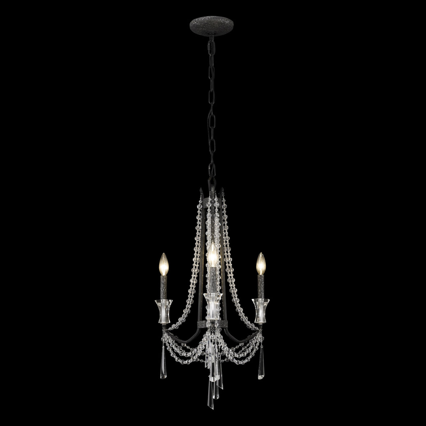 Barcelona 3 Light Crystal Chandelier