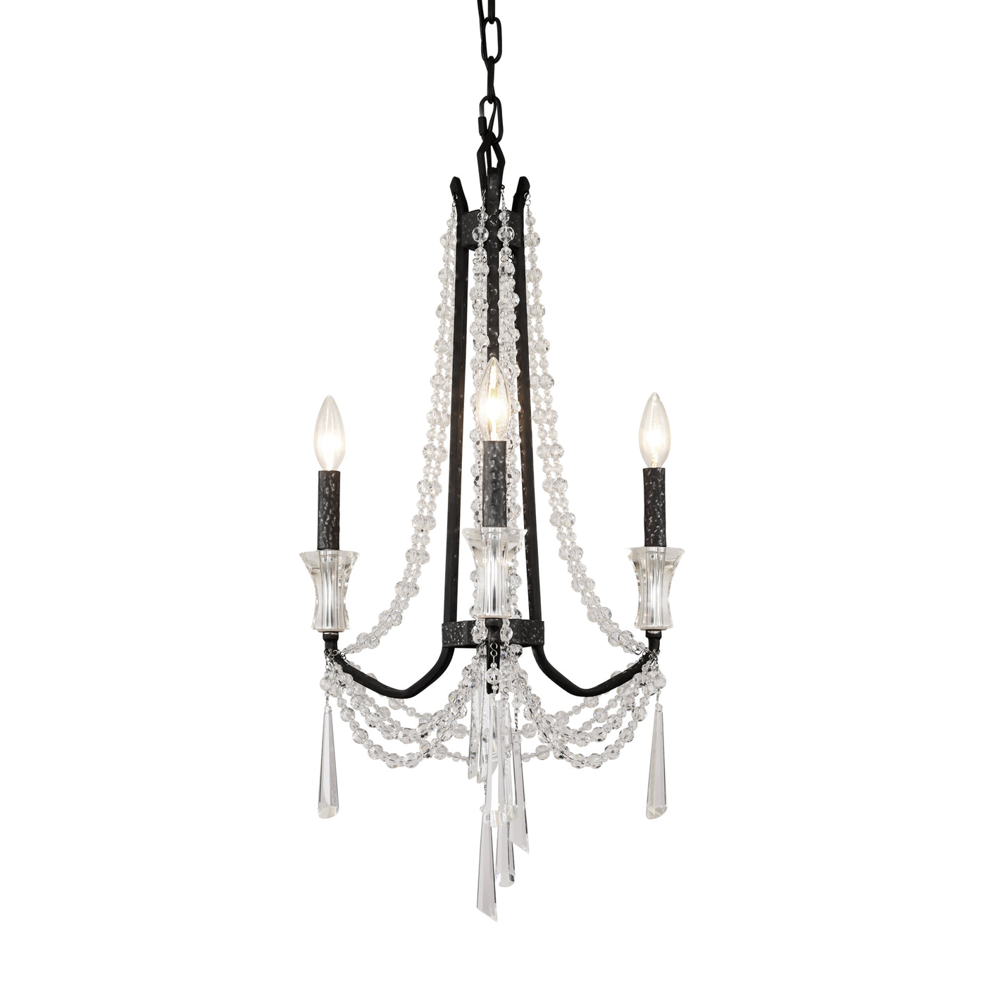 Barcelona 3 Light Crystal Chandelier