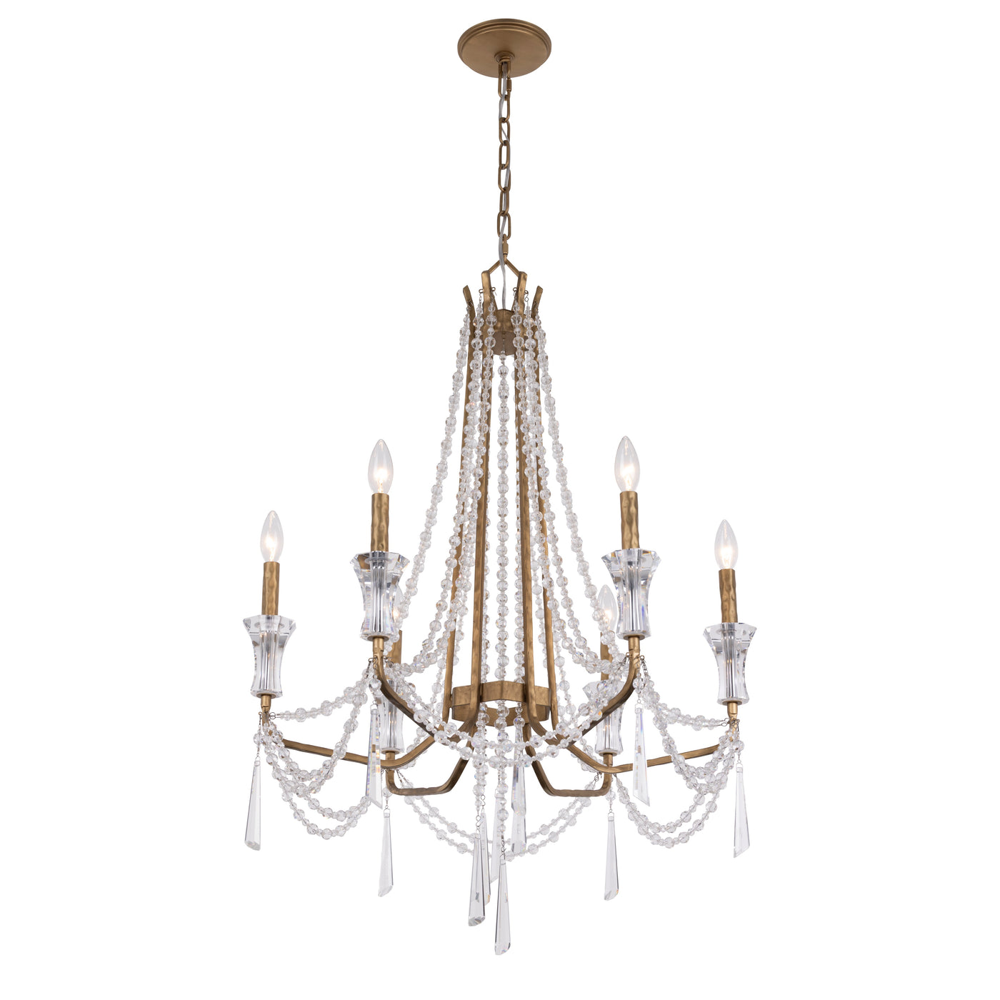 Barcelona 6 Light Crystal Chandelier