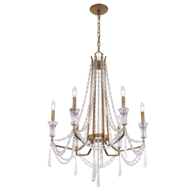Barcelona 6 Light Crystal Chandelier