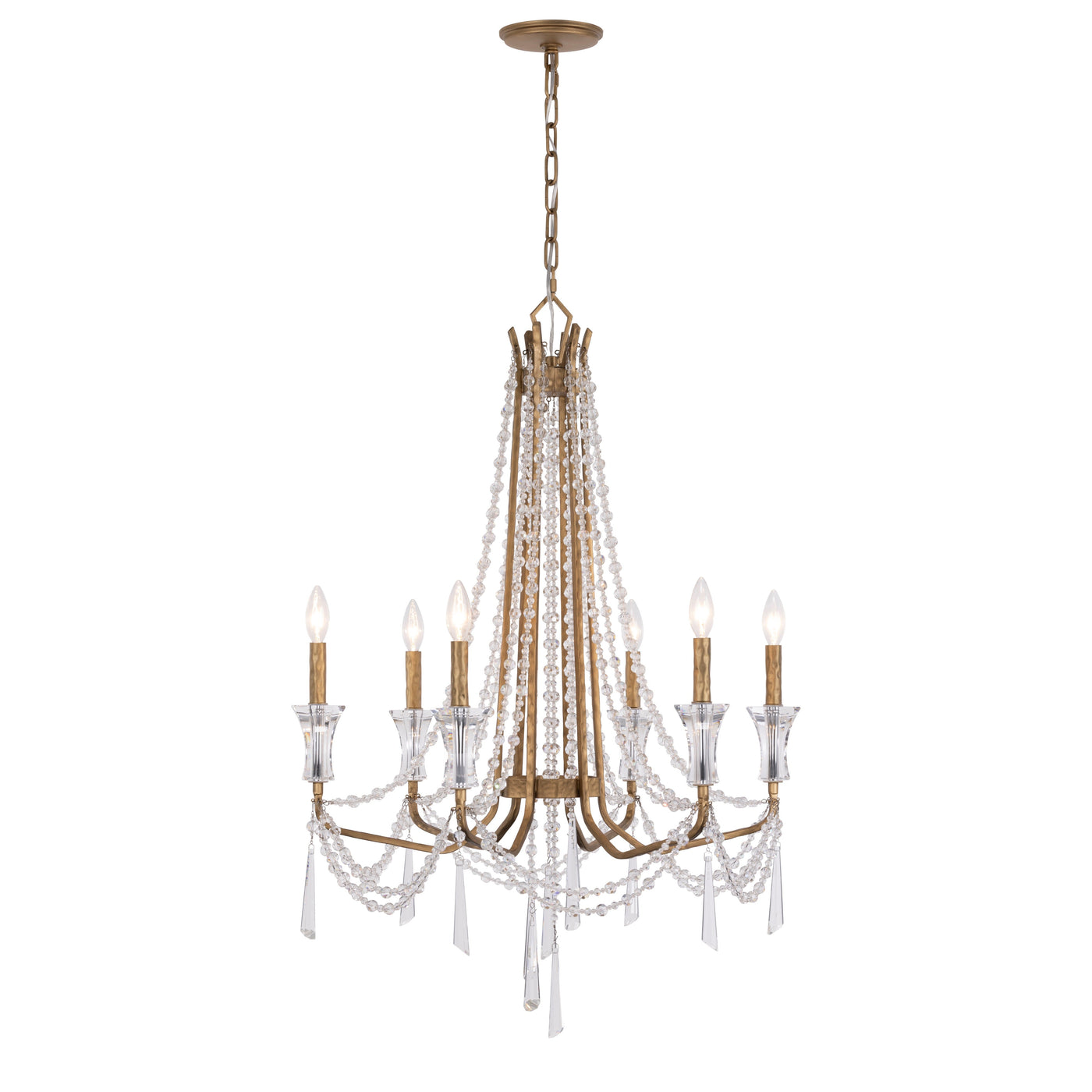 Barcelona 6 Light Crystal Chandelier