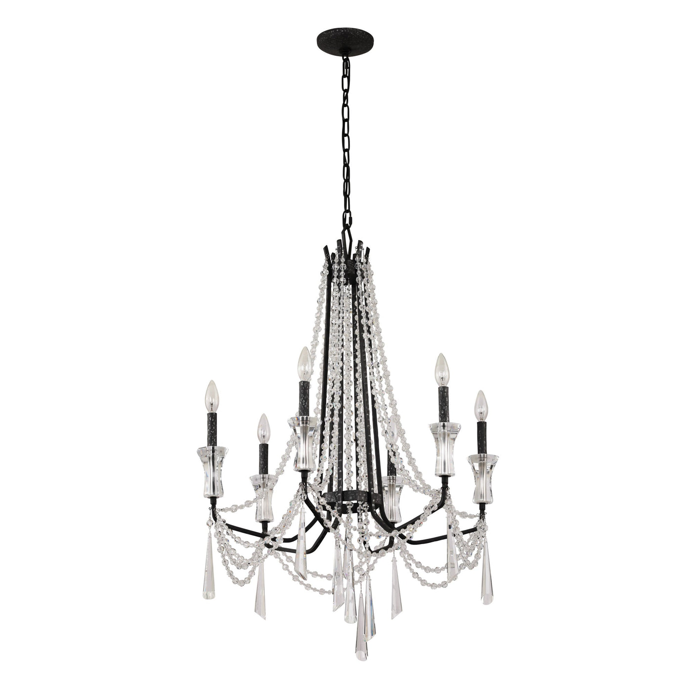Barcelona 6 Light Crystal Chandelier
