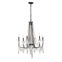Barcelona 6 Light Crystal Chandelier