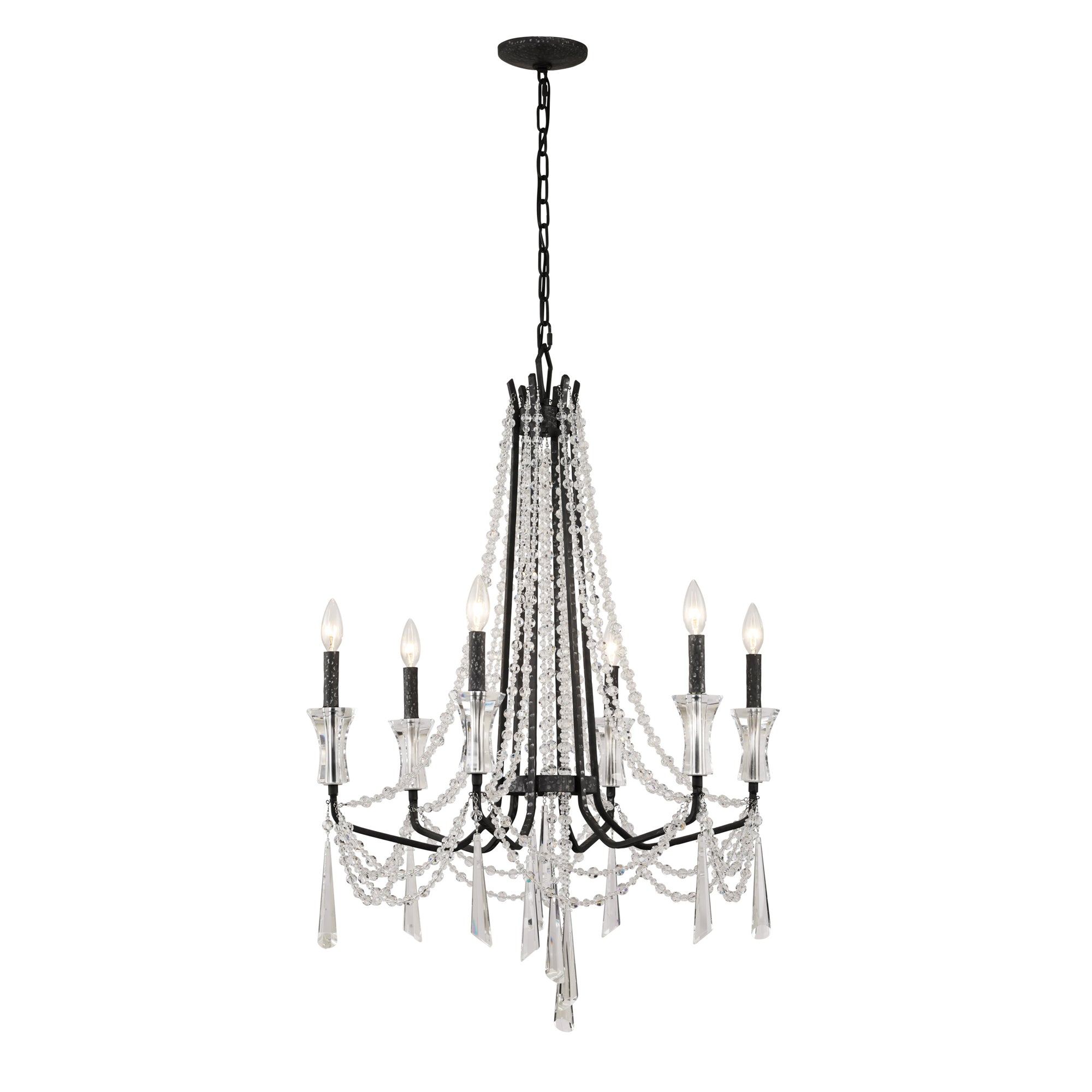 Barcelona 6 Light Crystal Chandelier