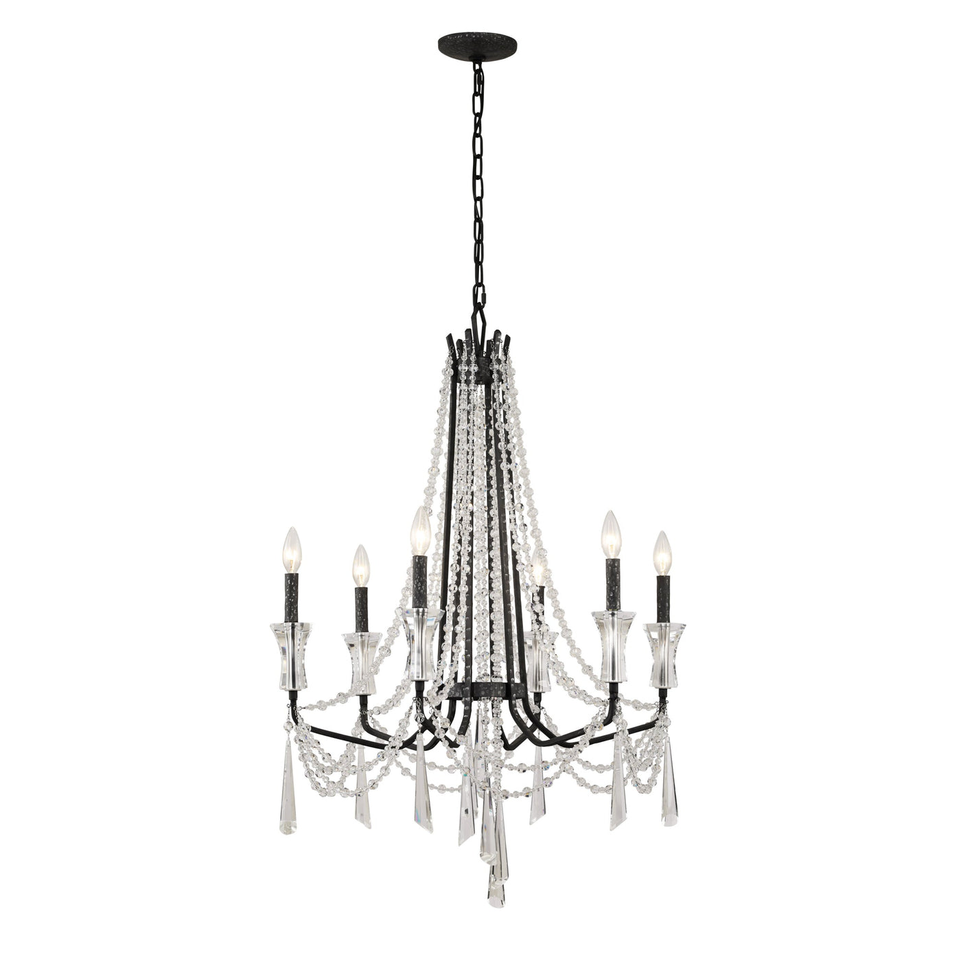 Barcelona 6 Light Crystal Chandelier