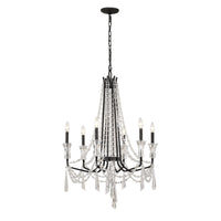 Barcelona 6 Light Crystal Chandelier