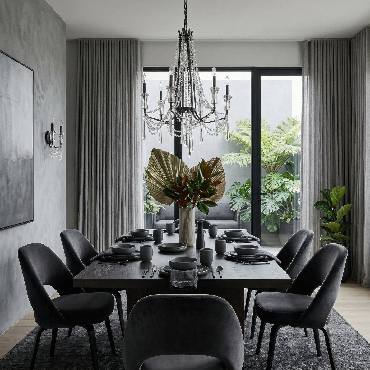 Barcelona 6 Light Crystal Chandelier