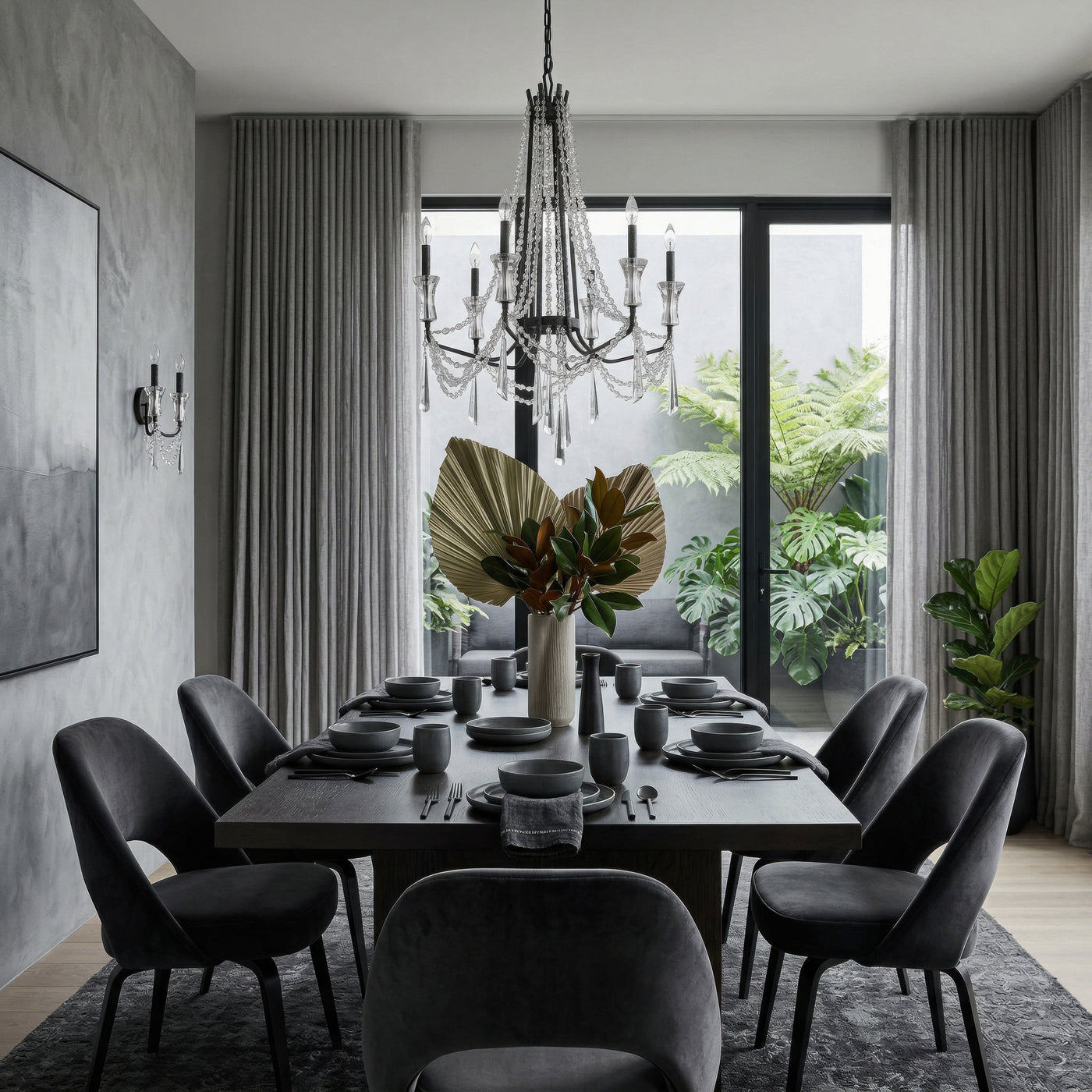 Barcelona 6 Light Crystal Chandelier