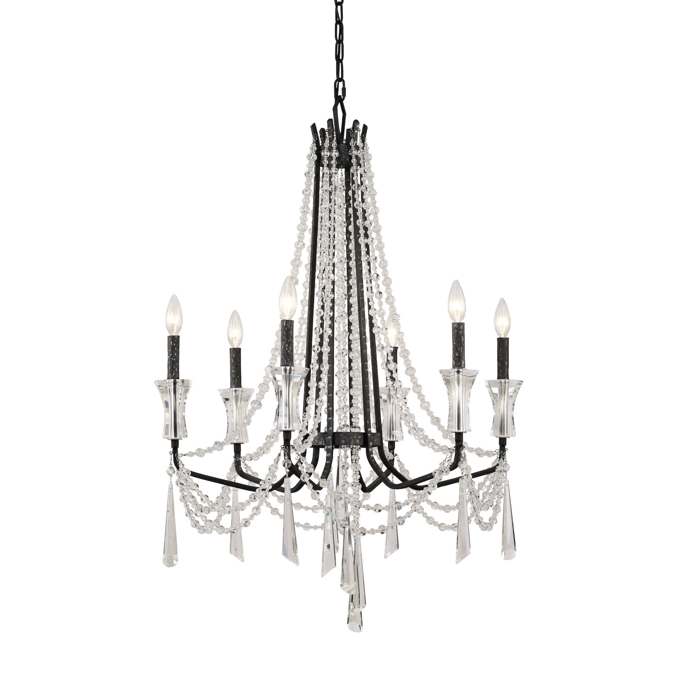 Barcelona 6 Light Crystal Chandelier