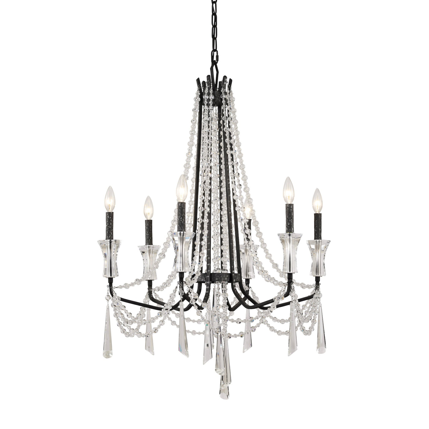 Barcelona 6 Light Crystal Chandelier