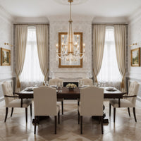 Barcelona 9 Light 2-Tier Crystal Chandelier