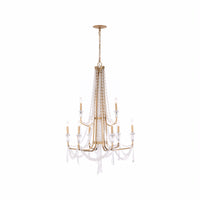 Barcelona 9 Light 2-Tier Crystal Chandelier