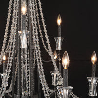 Barcelona 9 Light 2-Tier Crystal Chandelier