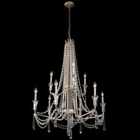 Barcelona 9 Light 2-Tier Crystal Chandelier