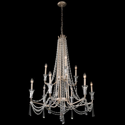 Barcelona 9 Light 2-Tier Crystal Chandelier