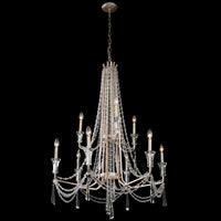 Barcelona 9 Light 2-Tier Crystal Chandelier