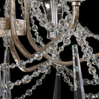 Barcelona 9 Light 2-Tier Crystal Chandelier