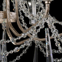 Barcelona 9 Light 2-Tier Crystal Chandelier