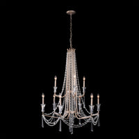 Barcelona 9 Light 2-Tier Crystal Chandelier