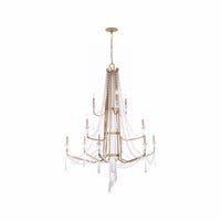 Barcelona 12 Light 3-Tier Crystal Chandelier