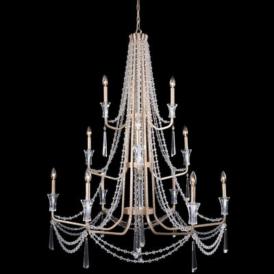 Barcelona 12 Light 3-Tier Crystal Chandelier