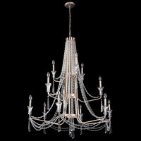 Barcelona 12 Light 3-Tier Crystal Chandelier