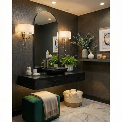 Barcelona 2 Light Wall sconce with Shade