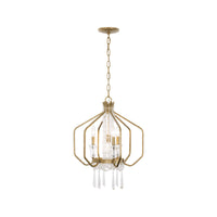 Barcelona 4 Light Crystal Pendant
