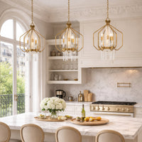 Barcelona 4 Light Crystal Pendant