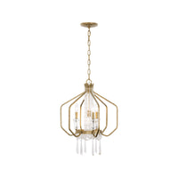Barcelona 4 Light Crystal Pendant